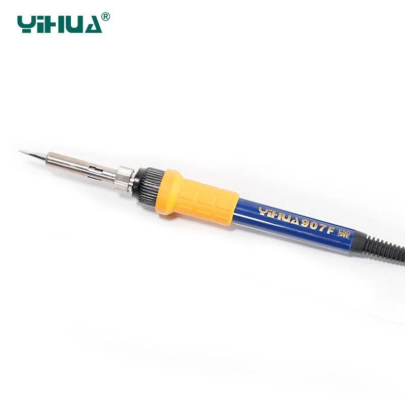 YIHUA 907F паяльник 60 Вт высокой мощности для 853AAA паяльная станция универсальная паяльная железная ручка Высококачественная Сварка инструмент