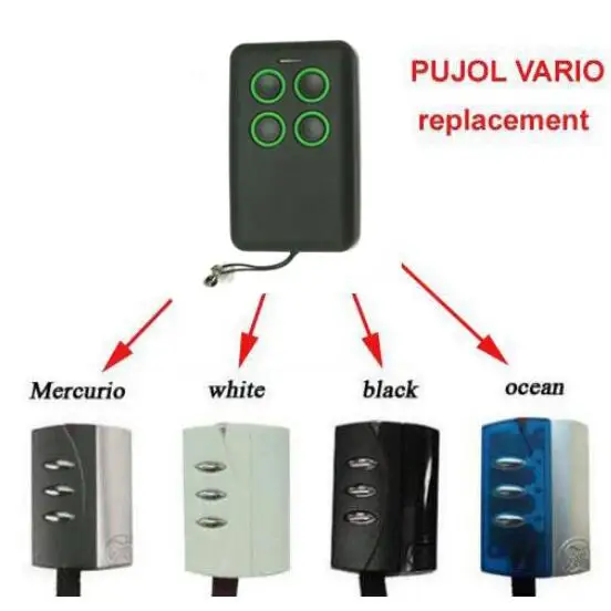 

Copy PUJOL Remote control. Rolling Code PUJOL Remote control, Command Remote control Garage Door Key Chain 433 mhz GOOD