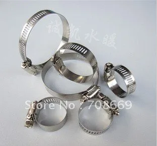 

10pcs Stainless Steel Hose Pipe Adjustable Screw Bolt Clamps Ties Wrap 6-12mm