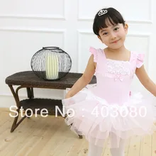 И розничная, Корейская розовая и синяя балетная юбка для детей от 4 до 8 лет танцевальное платье для девочек