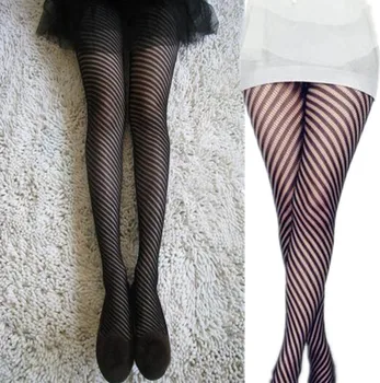 

2018 Women Lady Sexy Thin thread Stockings Lingerie Elastic Transparent Black Tights Thigh Pantyhose