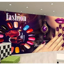 Beibehang классические обои без формальдегида в европейском и американском косметическом магазине ногтей запутанный фон обои домашний декор