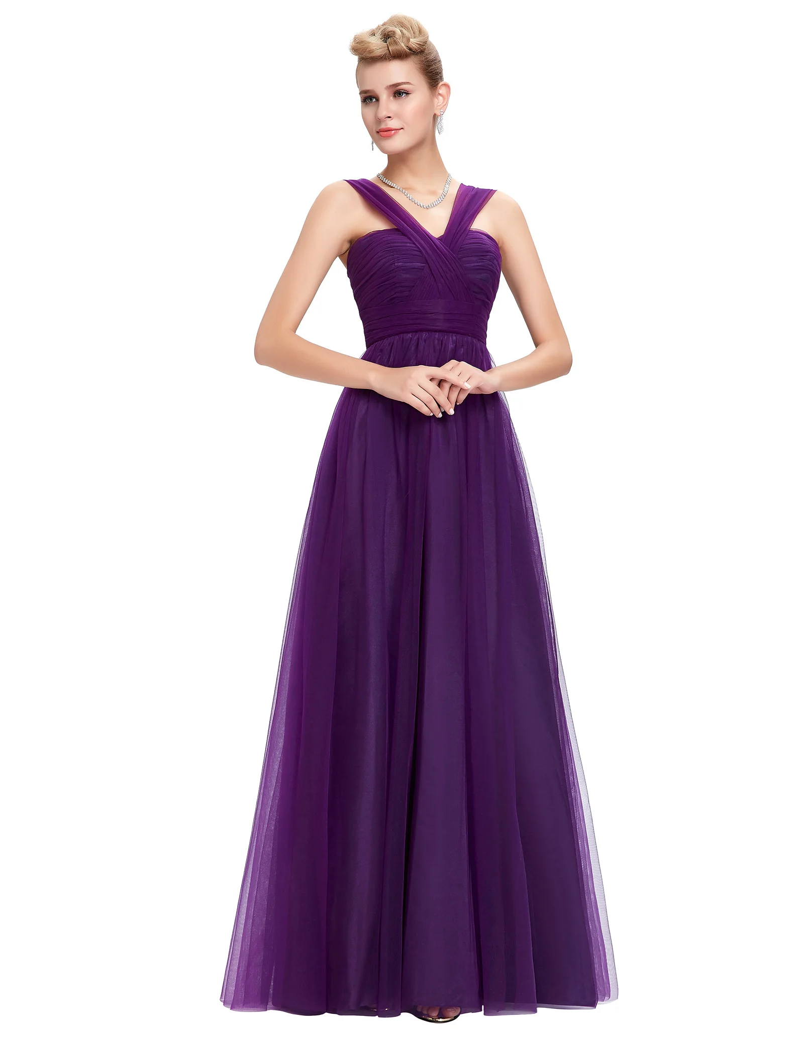 Wedding Decoration Purple Long Dress For Wedding online get cheap evening dress purple aliexpress com alibaba group grace karin dresses long new arrival formal violet wedding gowns robes de