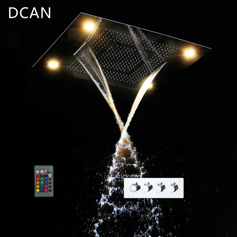 Goede DCAN Luxe LED Douche Systeem Plafond Mount Regen Head Set 31 \