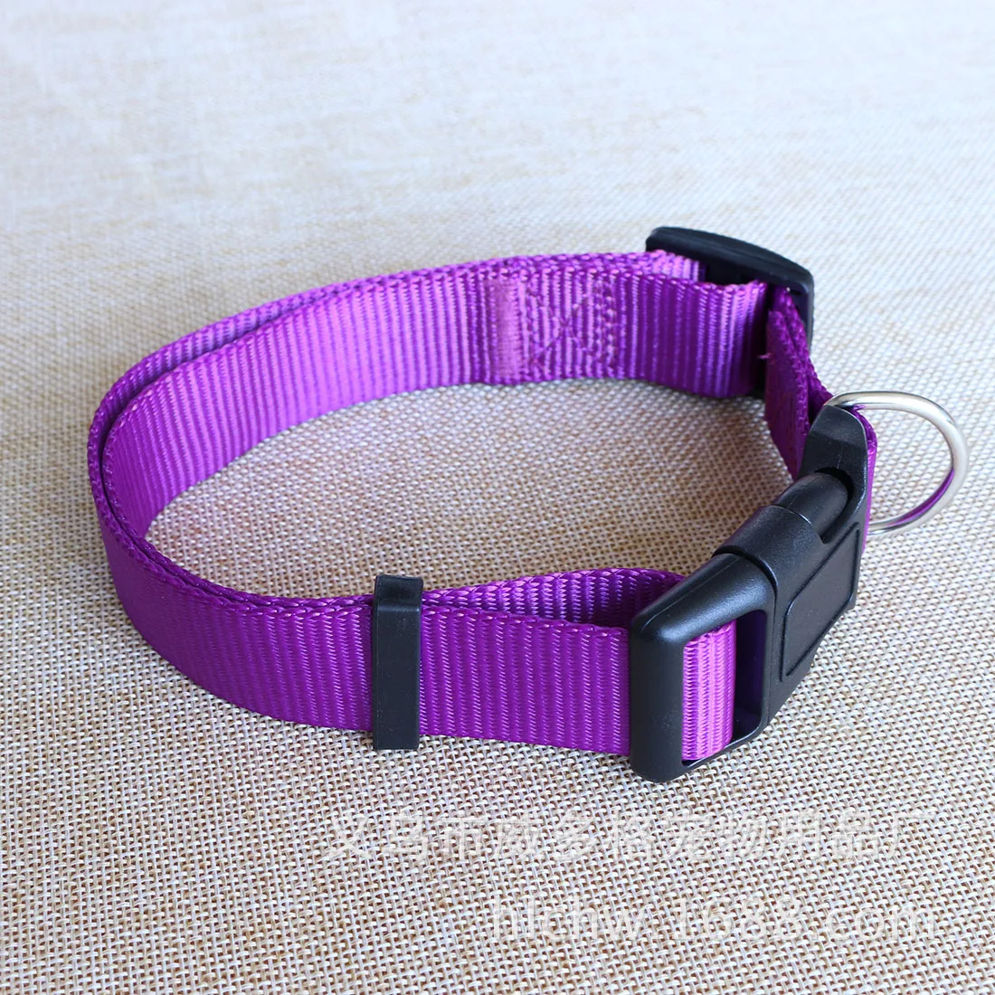 A single plain nylon collar