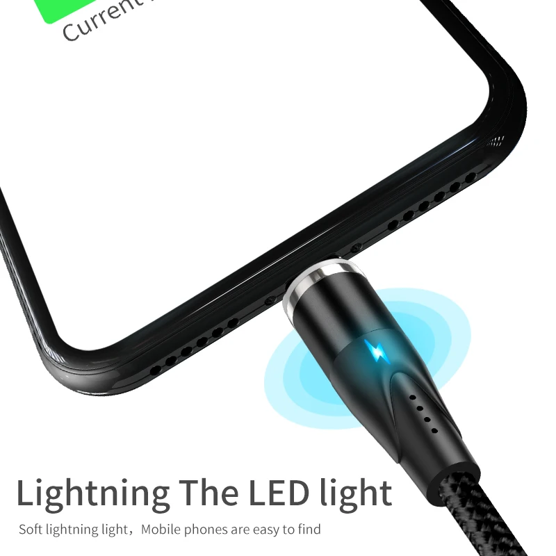Магнитный USB кабель PD для быстрой зарядки Type C передачи данных iphone xs x 8 7 samsung s9 huawei