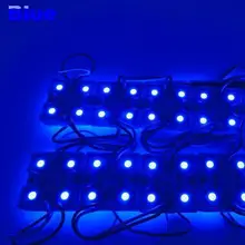 100 шт. DC12V 5050 4 Светодиодный модуль белый/теплый белый IP65 Водонепроницаемый для Светодиодный признаки рекламы