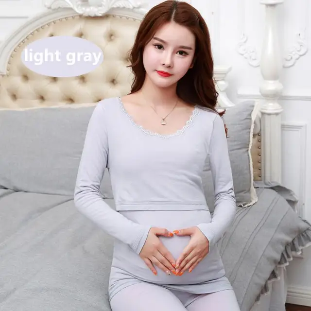 Buy Maternity Underwear Women Thermal Underwear Set