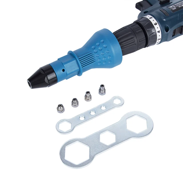 New Electric Rivet Nut Gun Riveting Tool Cordless Riveting Drill Adaptor Insert nut tool Multifunction Nail Gun Auto Rivet