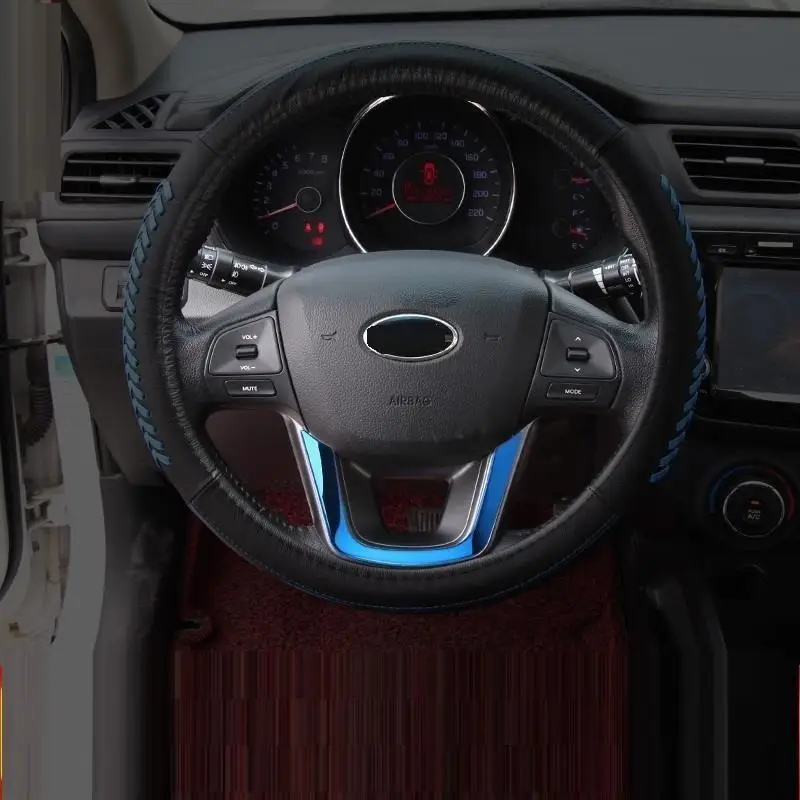 

Steering wheel automobile personalized car styling accessories bright sequins modification protecter 12 13 14 FOR Kia K2