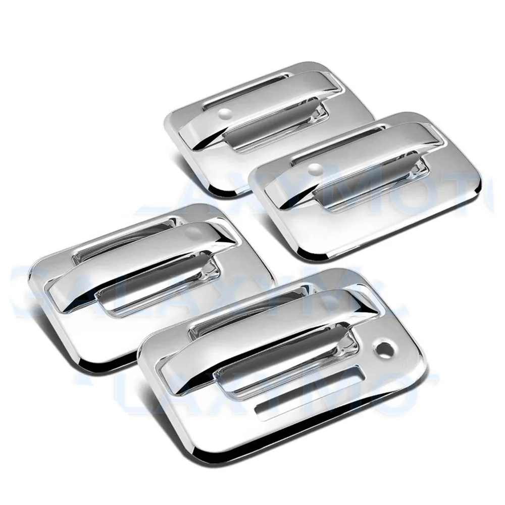 03-04 Lincoln Aviator Chrome 4 Door Handle Cover Covers with PSG Keyhole