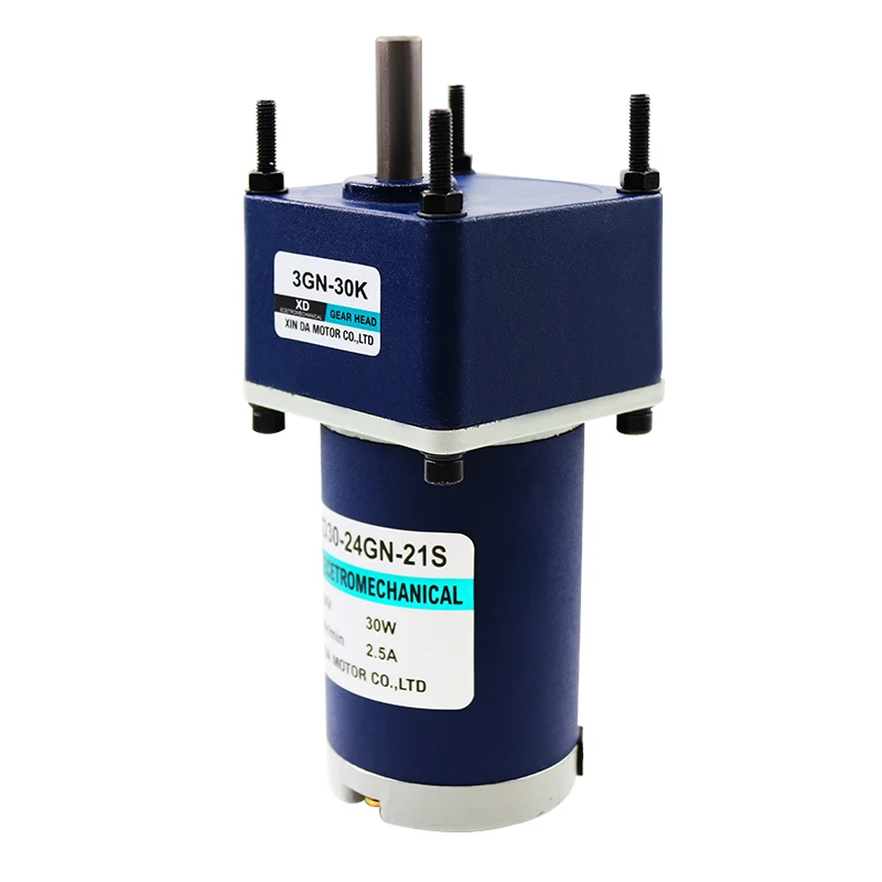 

12V24V DC Motor 30W Gear Motor Gear Motor Low Speed Positive and Negative Adjustable Speed Mute Motor