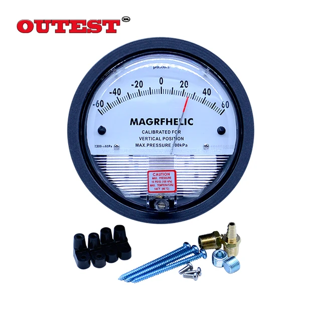 0 30PA Digital Analog Manometer gas industry high pressure meter