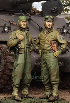 

Scale Models 1/35 ancient 3rd Armored Division Set 2 man Resin Model