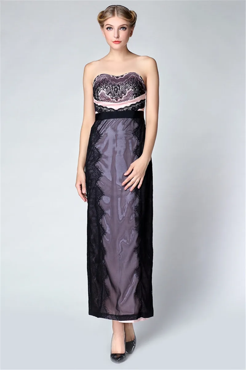 دائم سحر النساء حزب فساتين Hanya الدانتيل ماكسي اللباس ، حزب اللباس ، التشجيع اللباس