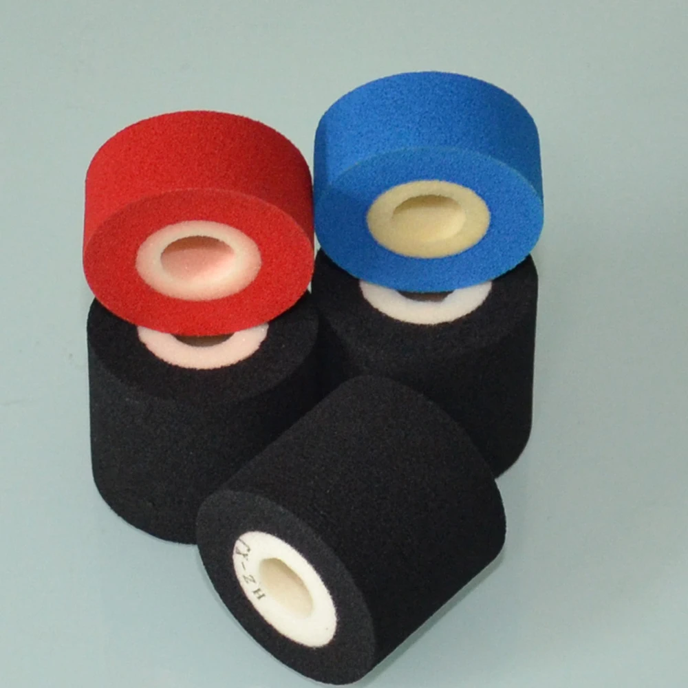 

Black Diameter 36mm Height 16mm date print stamp machine hot ink roll for ink roller coding machine