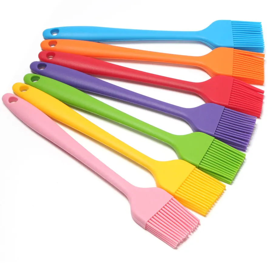 

21cm Silicone Brush Cake Baking Milk Sauce Liquid Oil Pen Cake Butter Bread Pastry BBQ Brush Cooking Tools Kitchen Accessories