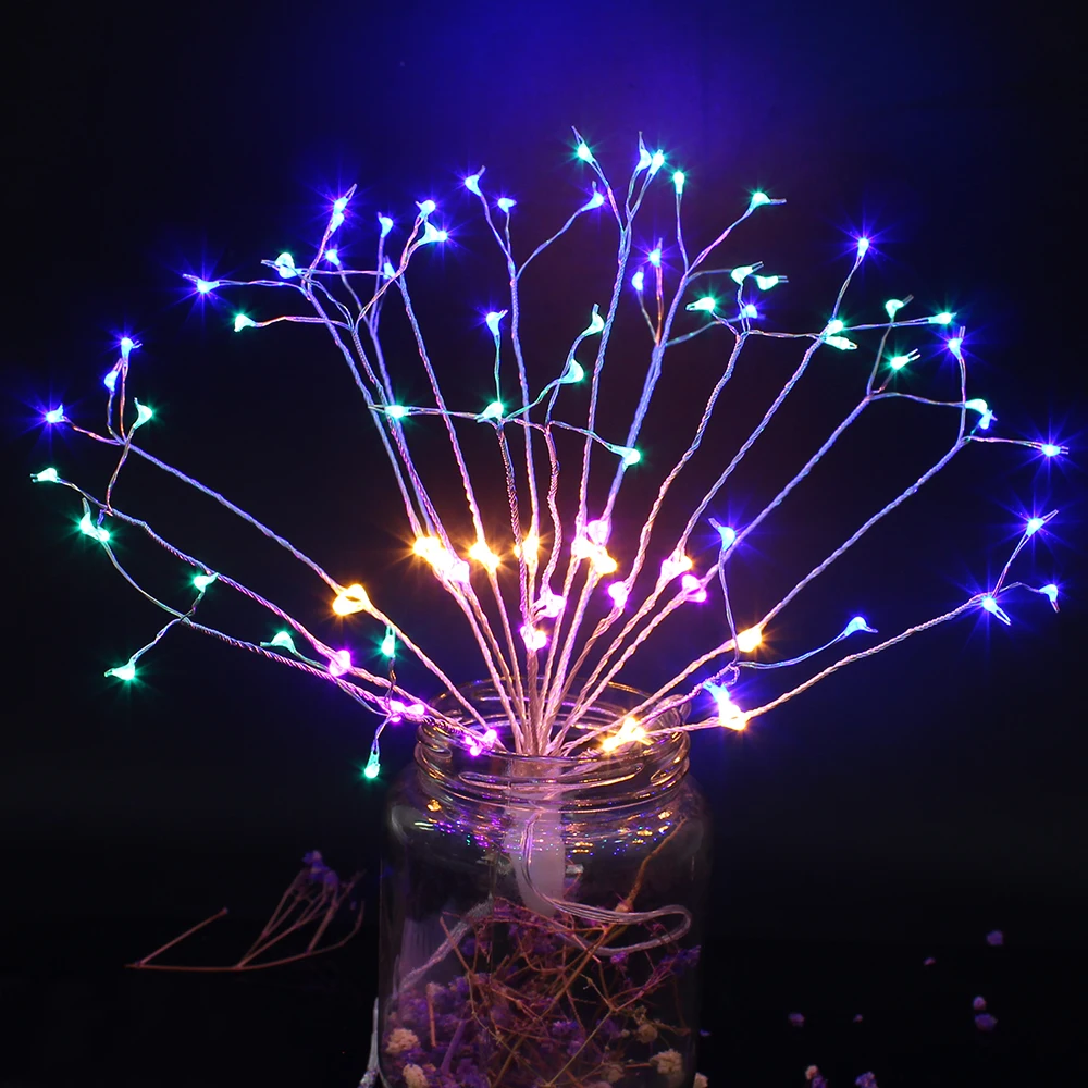 Christmas Wedding DIY lights Waterproof LED 60cm String Fireworks light Decor. Romantic Remote Lamp For Holiday,AA Battery Power Christmas Wedding DIY lights Waterproof LED 60cm String Fireworks light Decor. Romantic Remote Lamp For Holiday,AA Battery Power