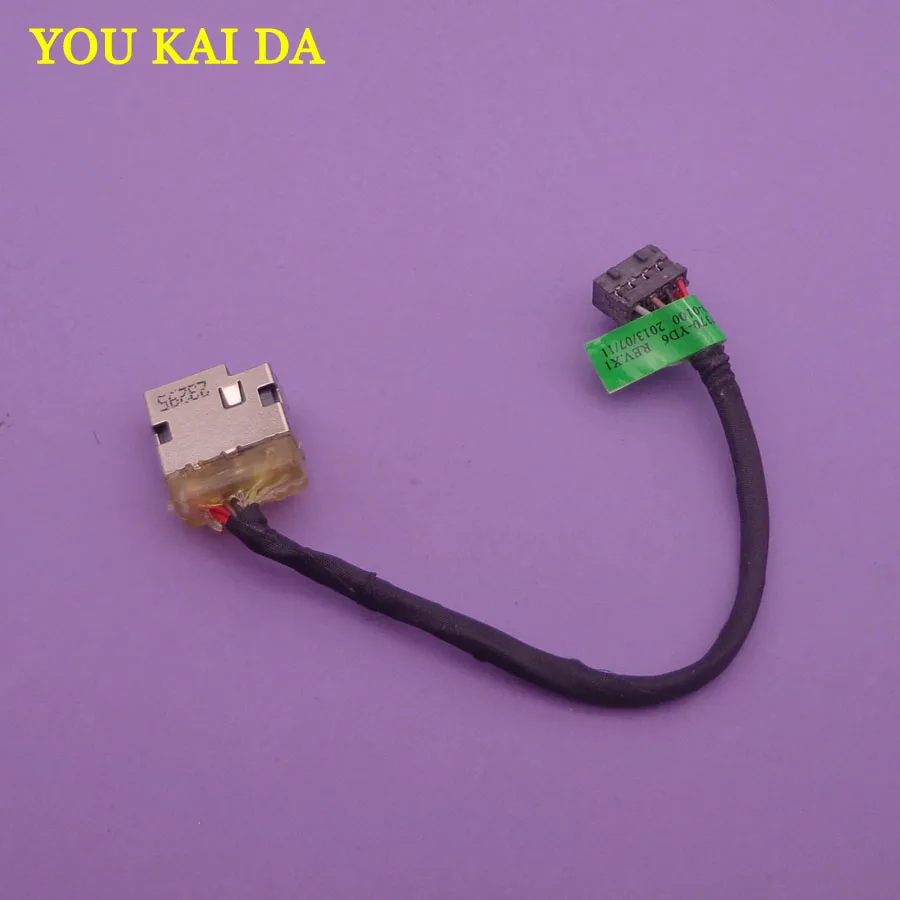 

1pcs new original for HP 14-e024tx E021 E022 e023tx Pavilion GENUINE DC POWER JACK WITH CABLE connector socket