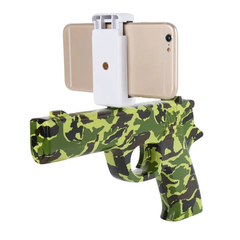 

Universal AR Gun Smart Pistol Bluetooth Game Handle Controllers W/ Phone Stand 3D AR Games Gun For Android ios Smartphones