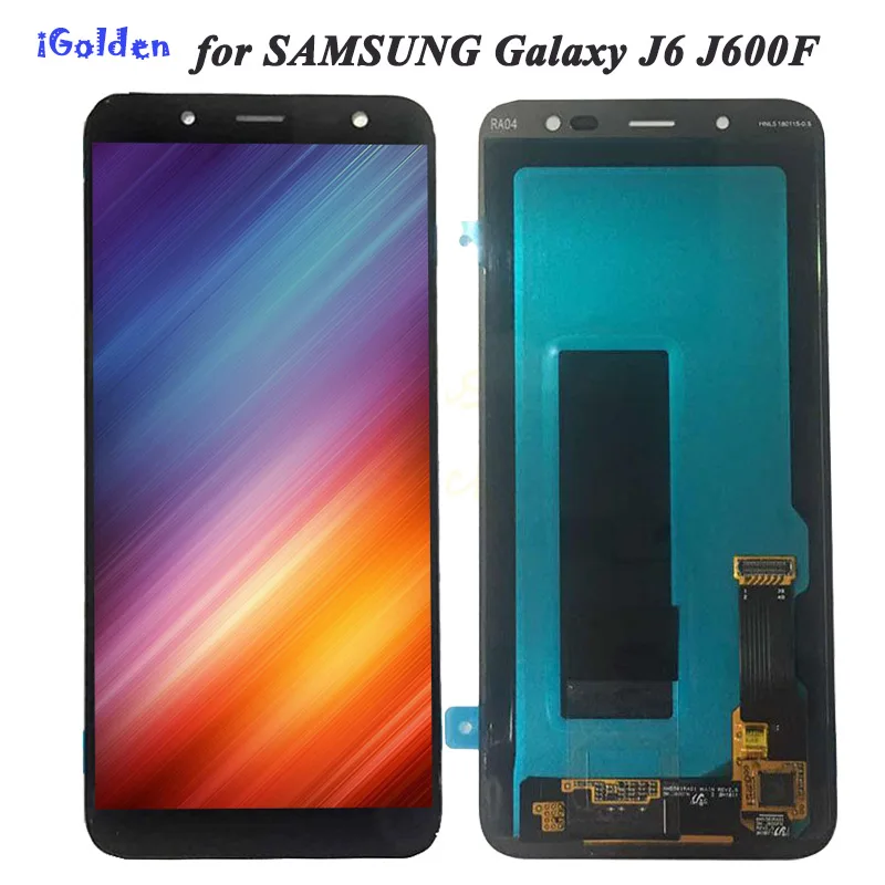 ЖК дисплей для SAMSUNG Galaxy J6 J600F J600F/DS J600G/DS сенсорный экран дигитайзер в сборе Замена