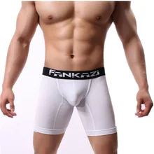 Мужские длинные хлопковые трусы-боксеры Мужское нижнее белье Трусы средней посадки Длинные боксеры мужские трусы-боксеры Marca