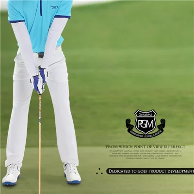 Pgm брюки для клюшек для гольфа для мужчин s водонепроницаемые летние тонкие брюки для гольфа брюки для мужчин быстросохнущие дышащие длинные штаны AA11845 - Цвет: Белый