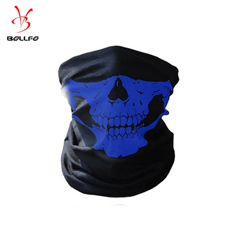 Хэллоуин фестиваль Череп Бандана шлем Hallow шеи маска для пейнтбола спортивная повязка для головы Туризм шарфы головной убор Сп - Цвет: blue