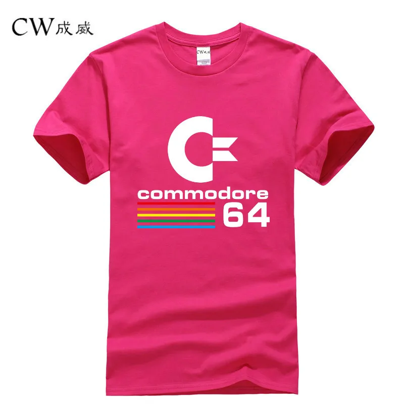 

2018 Summer Commodore 64 T Shirts C64 SID Amiga Retro 8-bit Ultra Cool Design Vinyl T-shirt Mens Clothing With Short Sleeve