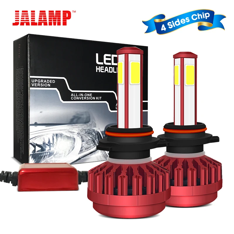 

10000lm 360 Degree No Blind 12V 9005 HB3 H4 Led Auto Lamps Hi-Lo Beam Auto Accessories Parts Light Bulbs For Cars Plug And Play