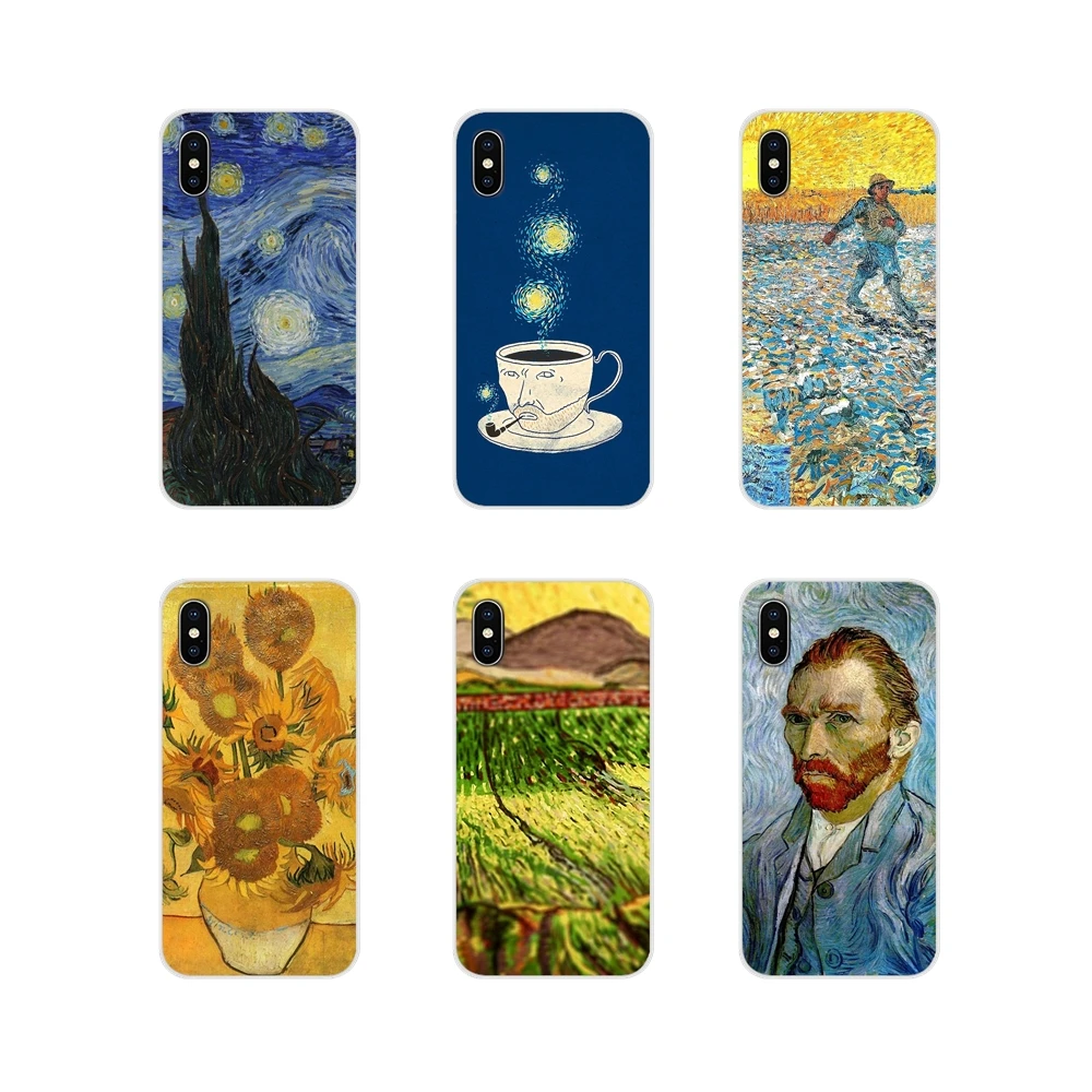 

For Huawei G7 G8 P7 P8 P9 P10 P20 P30 Lite Mini Pro P Smart Plus 2017 2018 2019 Accessories Phone Cases Covers Van Gogh