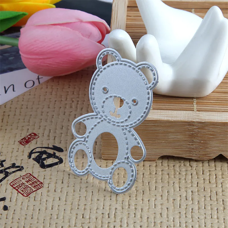 Lovely bear die new cutting dies (3)