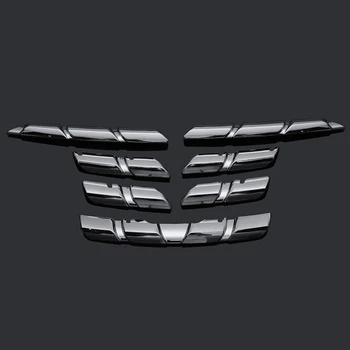 

Car Front Grille Cover Trim Molding Chrome Abs Protector Sticker for Renault Kadjar 2015 2016 2017