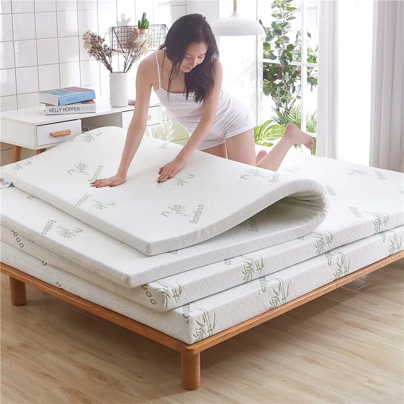 

Chpermore Thicken sponge Tatami 1.2/1.5m bed Student single double Mattress Toppers Family Bedspreads King Queen Twin Full Size