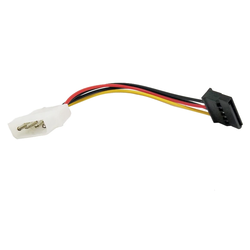 

10pcs Molex To SATA Power Adaptor Cable Lead 4 Pin IDE Male To 15 Pin HDD Serial ATA Converter Cables