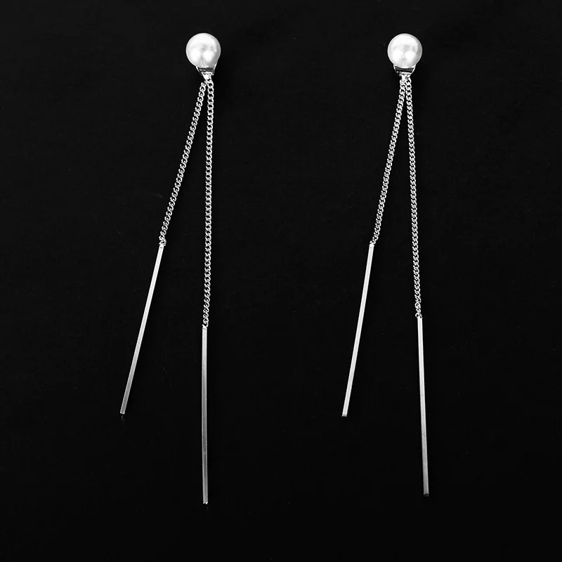 Ufavoirte ювелирные изделия искусственный жемчуг длинные серьги для женщин