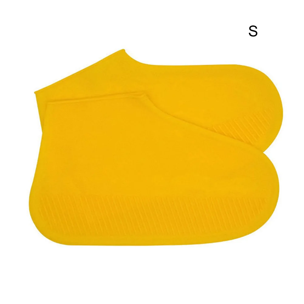 7 Hot Silicone Overshoes Reusable Waterproof Shoes Covers Rain Boots Non-slip Wear-Resistant LSK99 - Цвет: 7