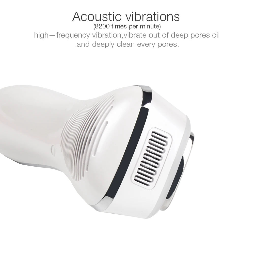 Equipamento da Beleza do Ultra-sônica Concurso de Acne Cuidados da Pele Dispositivo de Importação Olho Massageador Facial Gelo Cor Quente Led Photon Creme Luz 11 luz equipamento da beleza led fóton acne
