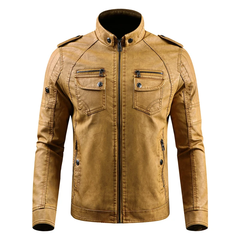 BOLUBAO, мужские высококачественные Куртки из искусственной кожи, зимние мужские одноцветные кожаные куртки, мужские мотоциклетные кожаные куртки, пальто