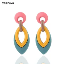 New Design Women's Fashion DIY Long Statement Geometric Earrings Acrylic Drop Earrings For Women Jewelry New Design Women's Fashion DIY Long Statement Geometric Earrings Acrylic Drop Earrings For Women Jewelry
