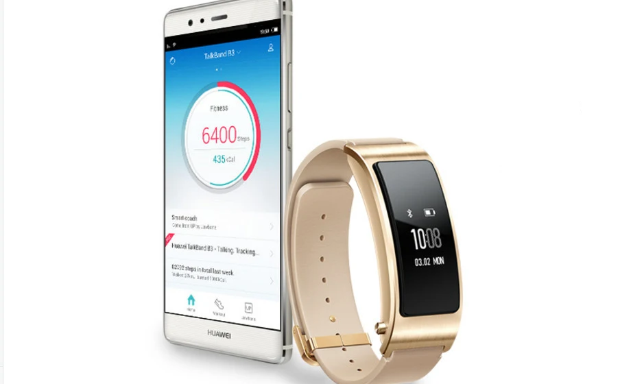 Original Huawei TalkBand B3 Talk Band Dial Answer Calls Bluetooth Smart Bracelet 0.7" OLED Screen Wearable Sports Wristbands