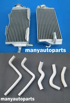 

GPI FOR Honda CR125/CR 125 R/CR125R 2-stroke 2000 2001 aluminum alloy radiator & white hose