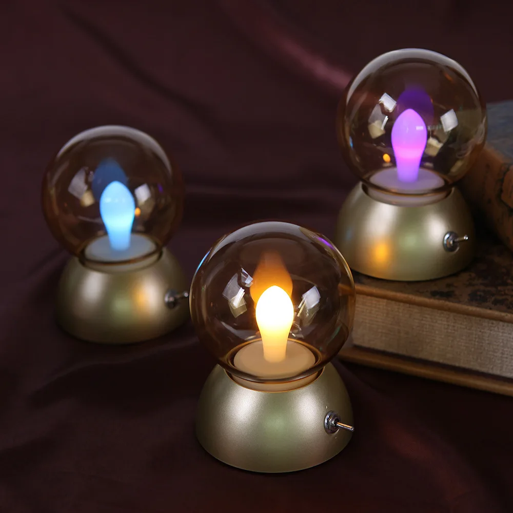 

Retro lamp bulb Night Lights colorful white USB charging long life standby table light decorative desk light ZA911544