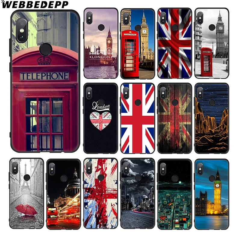 Мягкий чехол WEBBEDEPP London Bus Box для Xiaomi 9 8 SE 6 A1 A2 Lite MIA1 MIA2 MI8 MI6 MAX 3 POCOPHONE F1 |