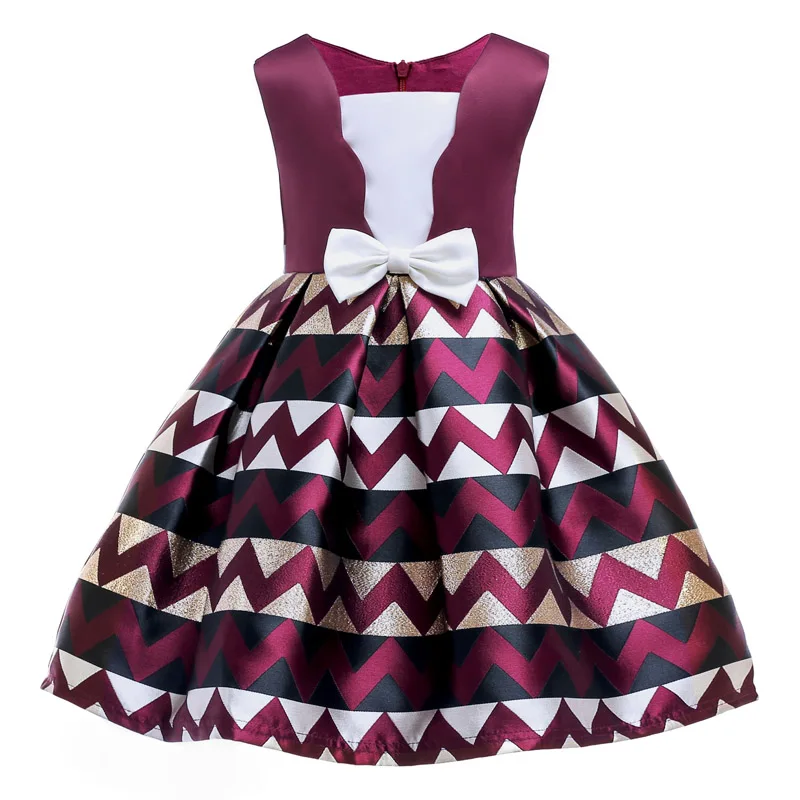 New Christmas Dress Toddler Girls Princess Dress Kids Party Dresses For