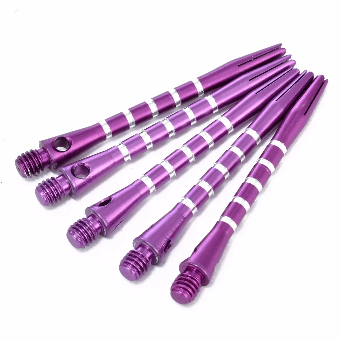 Sports 30Pcs Darts Shafts For Professional Aluminum Colorful 50mm Length Harrows Throwing Toy Darts Shafts