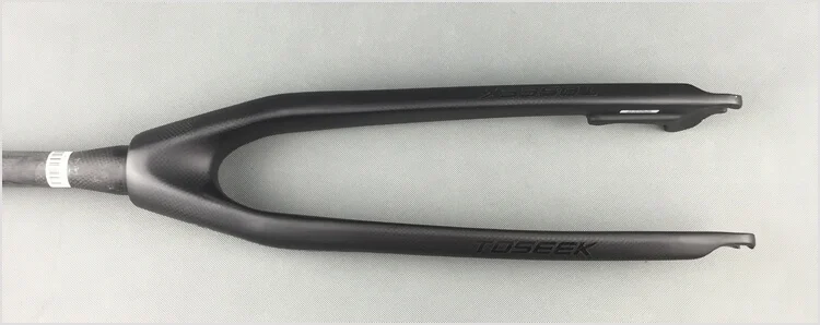 3k Углеродное волокно передняя вилка велосипеда MTB Горная дорога велосипед жесткая вилка совместима 26/27. 5/2" высококачественные конусные вилки