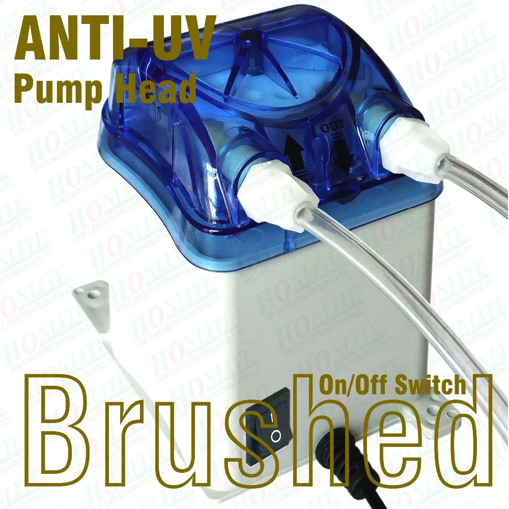 

100ml/min, 24Vdc Peristaltic Pump with ANTI-UV Exchangeable Pump Head and FDA approved PharMed BPT Peristaltic Tube