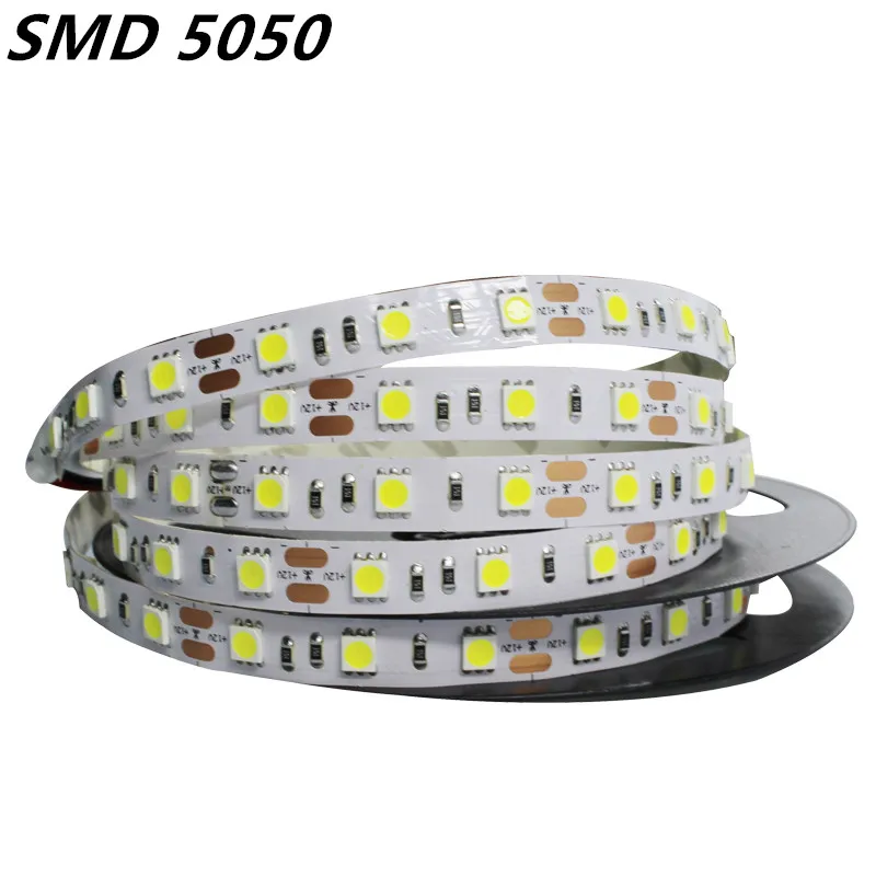 SMD 3528 5050 5630 3014 Светодиодная лента 12 В постоянного тока гибсветильник 60