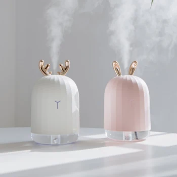 

New 220ML Ultrasonic Air Humidifier USB Aroma Essential Oil Diffuser For Home Car Fogger Mist Maker With LED Night Lamp